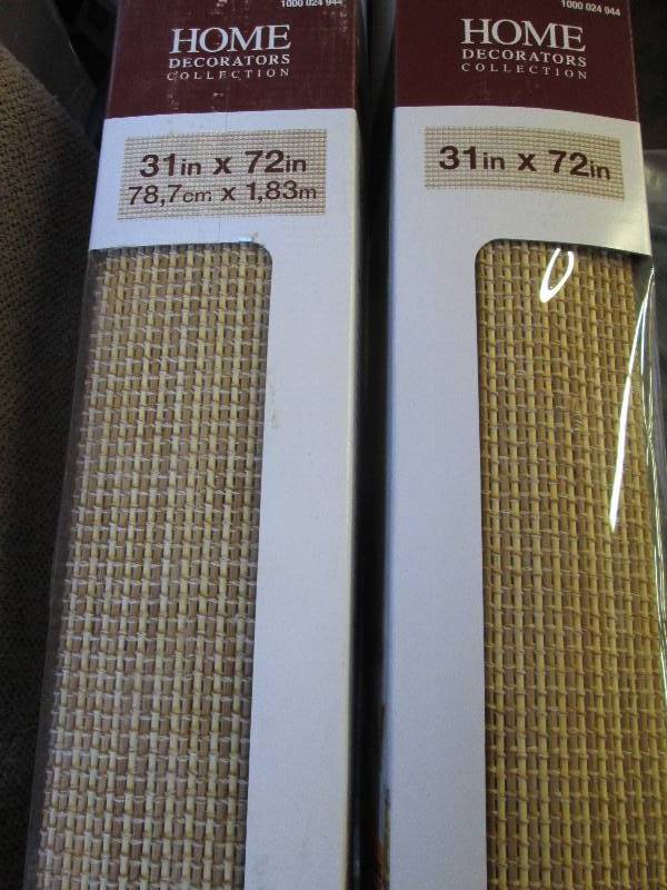lot 301 image: Home Natural Roman Shade 31 X 72 ...