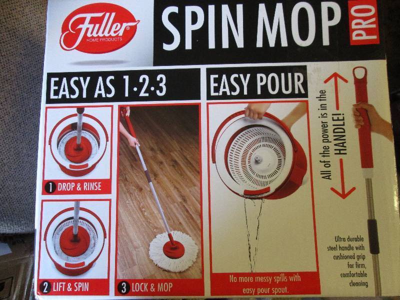 lot 305 image: Fuller Spin Mop   Red & White in co...