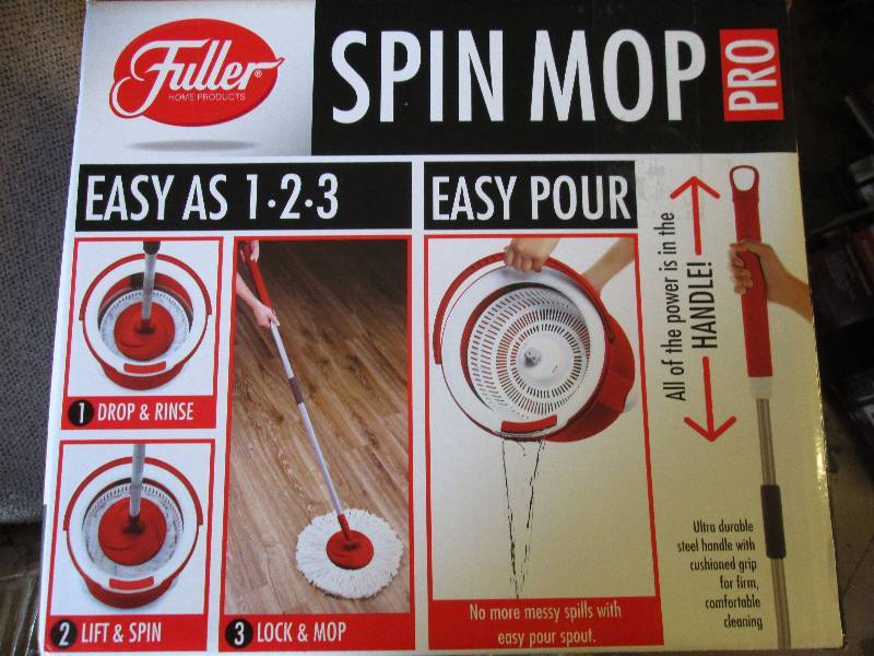 lot 306 image: Fuller Spin Mop   Red & White in co...