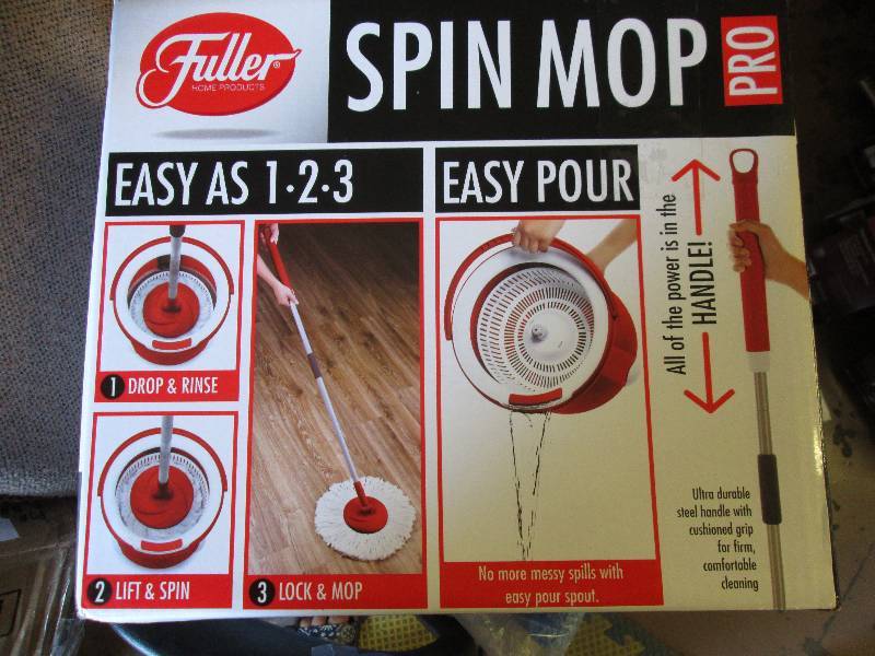 lot 307 image: Fuller Spin Mop   Red & White in co...