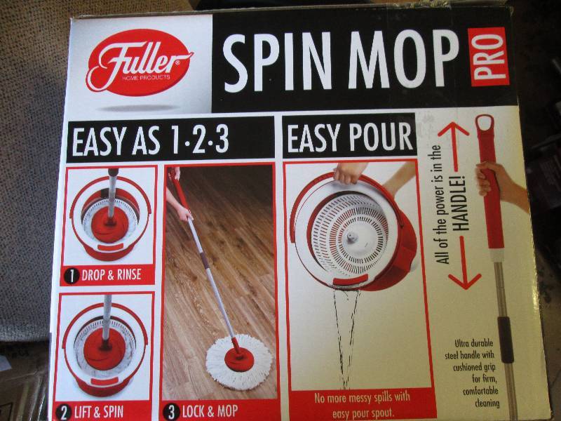 lot 308 image: Fuller Spin Mop   Red & White in co...