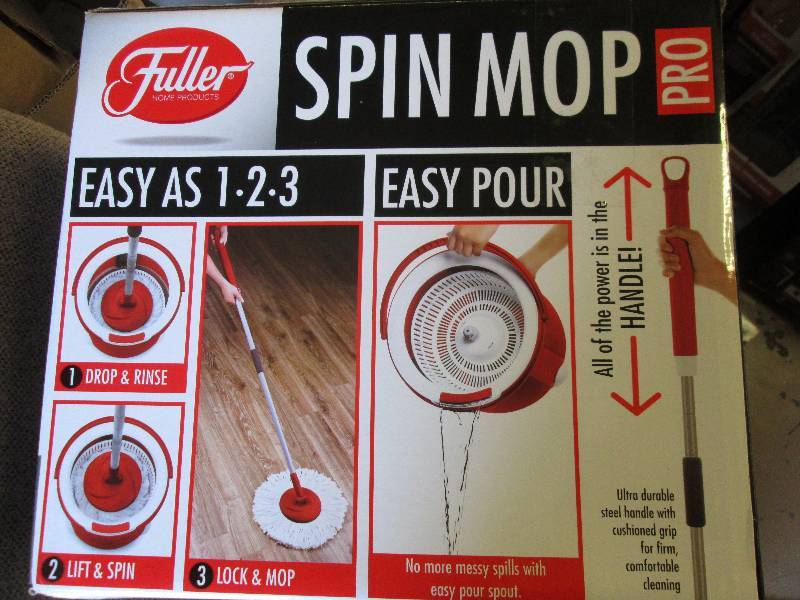 lot 309 image: Fuller Spin Mop   Red & White in co...