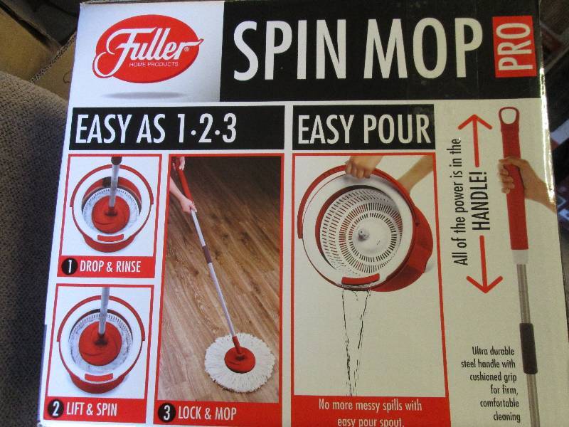 lot 310 image: Fuller Spin Mop   Red & White in co...