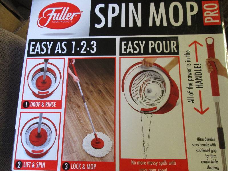 lot 312 image: Fuller Spin Mop   Red & White in co...