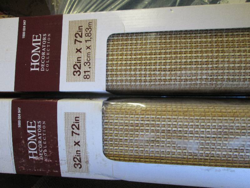 lot 314 image: Home 32 X 72 Natural Roman Shade ...
