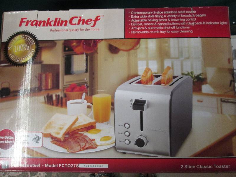 lot 379 image: Franklin Chef Stainless Steel 2 sli...