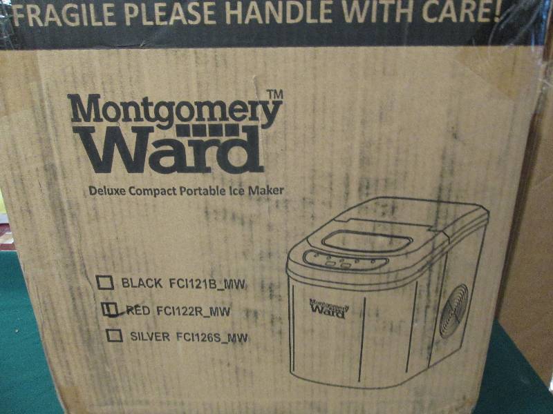 lot 381 image: Montgomery Wards Portable Ice Maker...