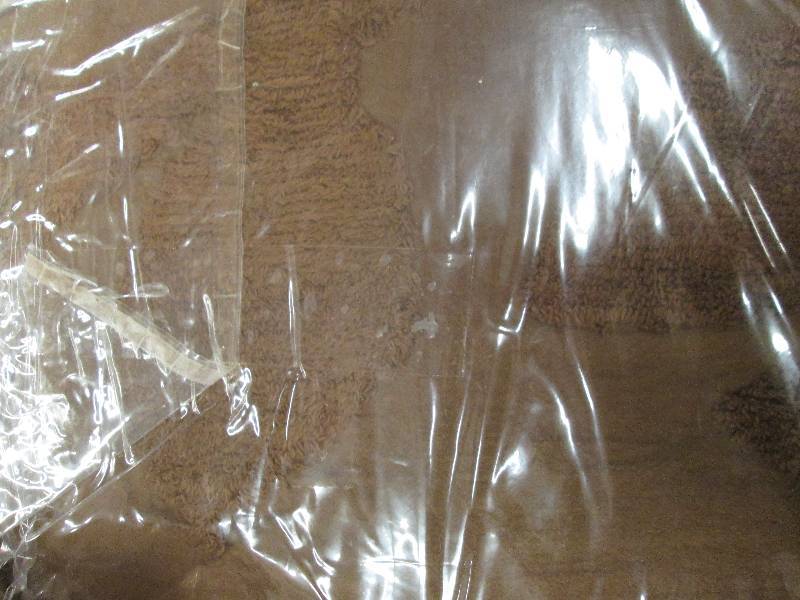 lot 393 image: Queen Size Chocolate Brown Bed Spre...