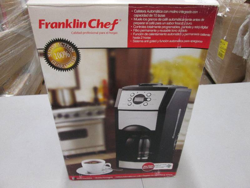 lot 23 image: Franklin Chef 12-Cup Coffee Maker w...