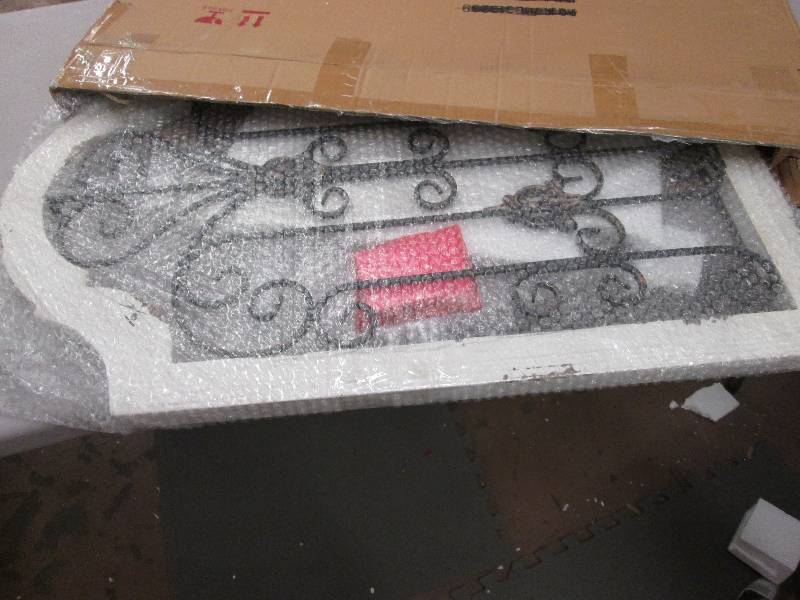 lot 67 image: Scroll Gate Wall Dcor open box Re...