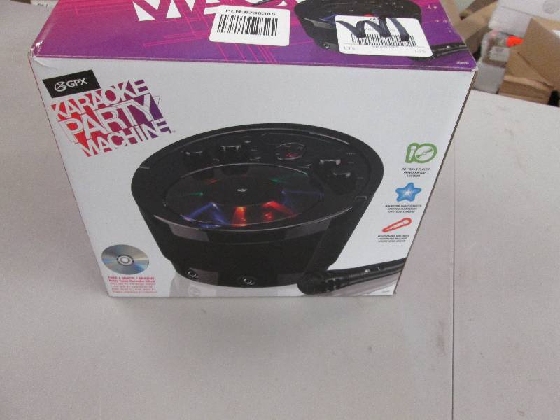 lot 117 image: Karaoke Party Machine by GPX open b...
