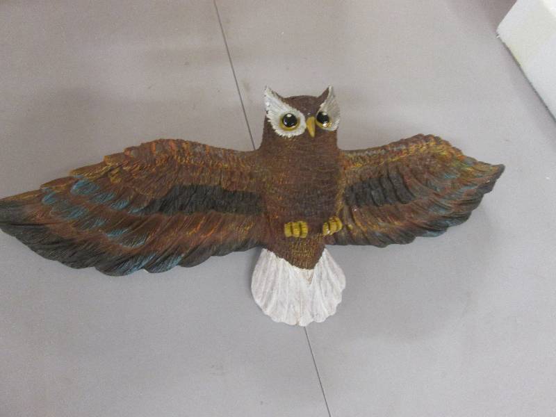lot 152 image: Owl Shelf open box Retail $34.95 20...