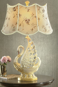 lot 200 image: Swan Table Lamp open box, untested ...