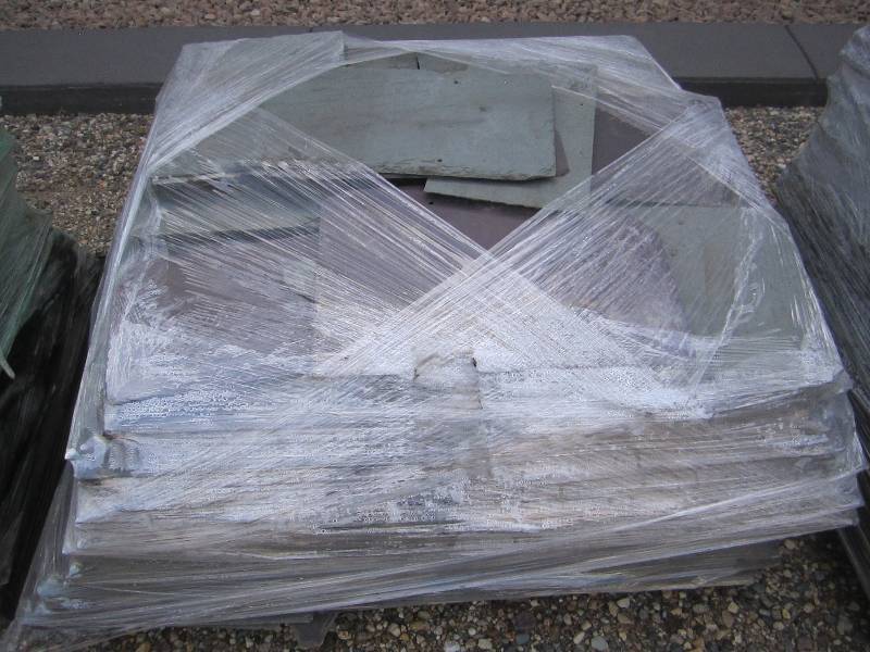 Pallet of slate shingle tiles, all ...