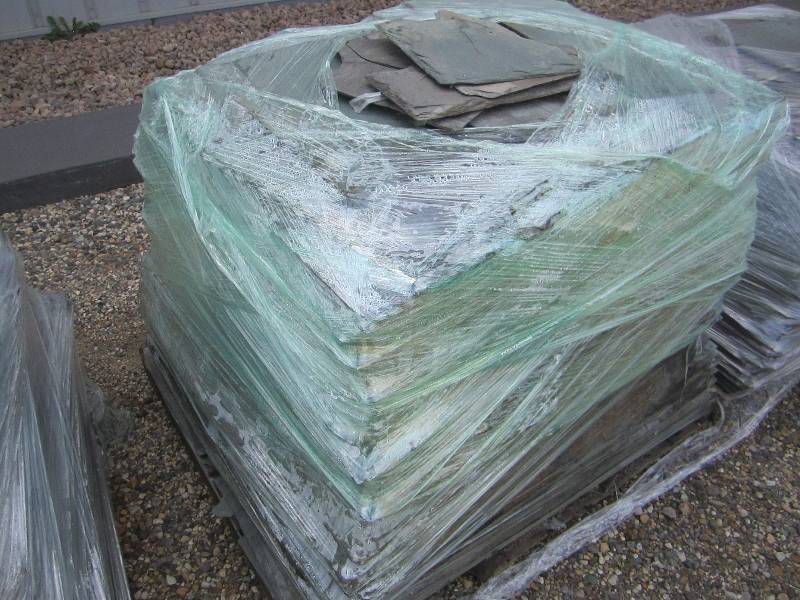Pallet of slate shingle  tiles, all...