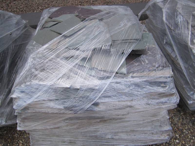 Pallet of slate shingle tiles, all ...