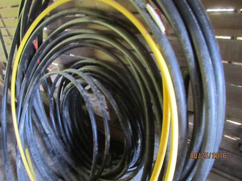 Lot of gas and water plastic pipe...