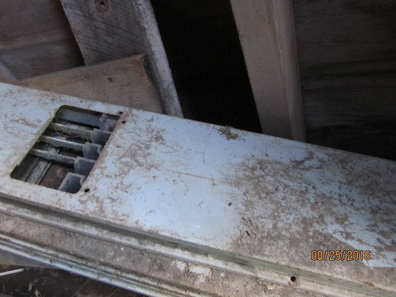 Three 10 foot sections of metal bar...