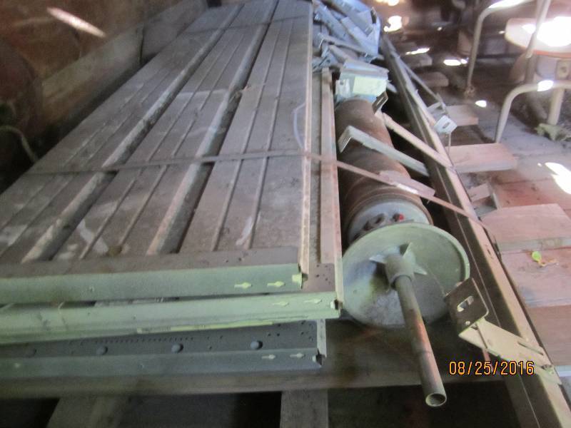 Overhead garage door, 8 wide...