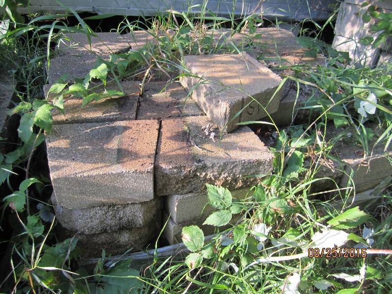 Pallet of cement block...