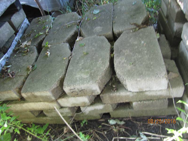 Pallet of cement block...