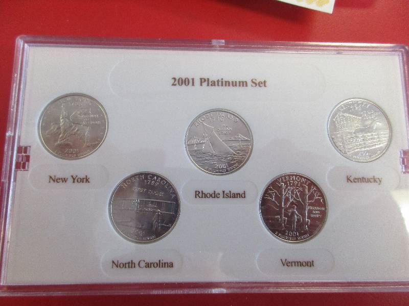 2001 Platinum Edition State Quarter Collection