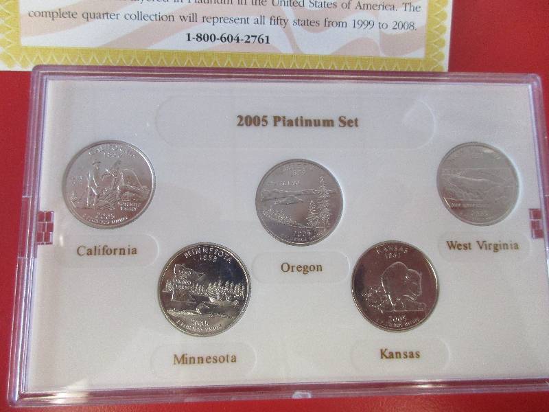 2005 Platinum Edition State Quarter Collection