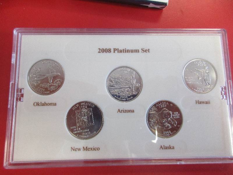 2008 Platinum Edition State Quarter Collection