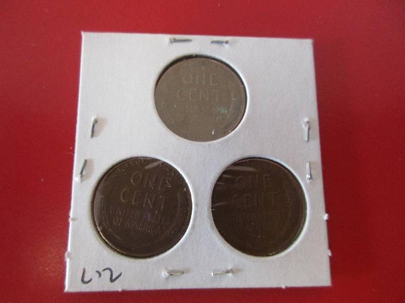 1953 P,D,S Lincoln Wheat Pennies