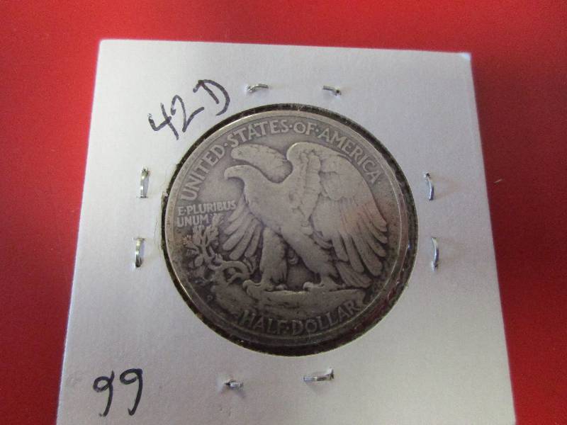 1942-D Walking Liberty Half Dollar