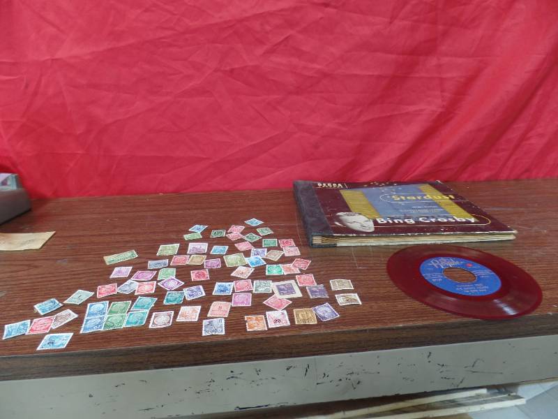 Vintage Records and German Stamps