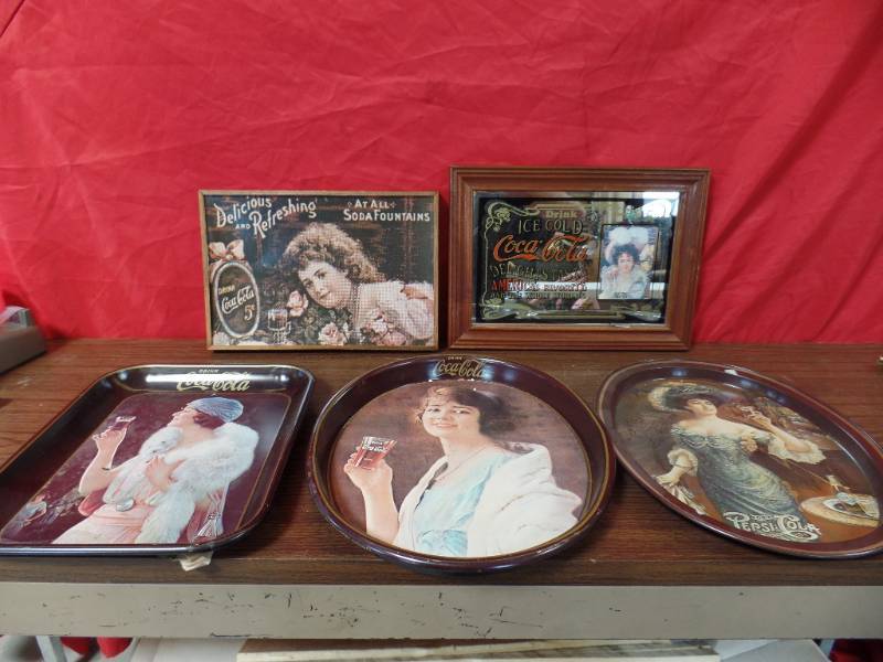 Coca Cola Art and Plates