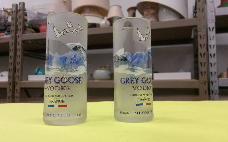 lot 16 image: Grey Goose Shot Glasses