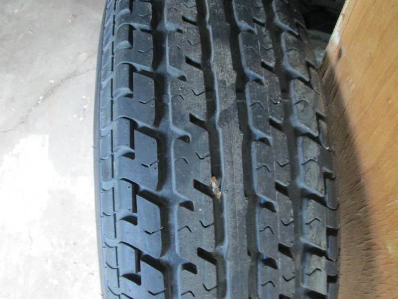 Trailer rims and tires