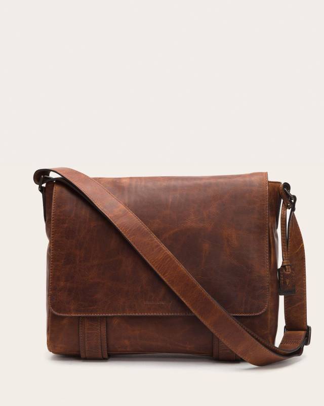 Frye Logan Leather Messenger Bag