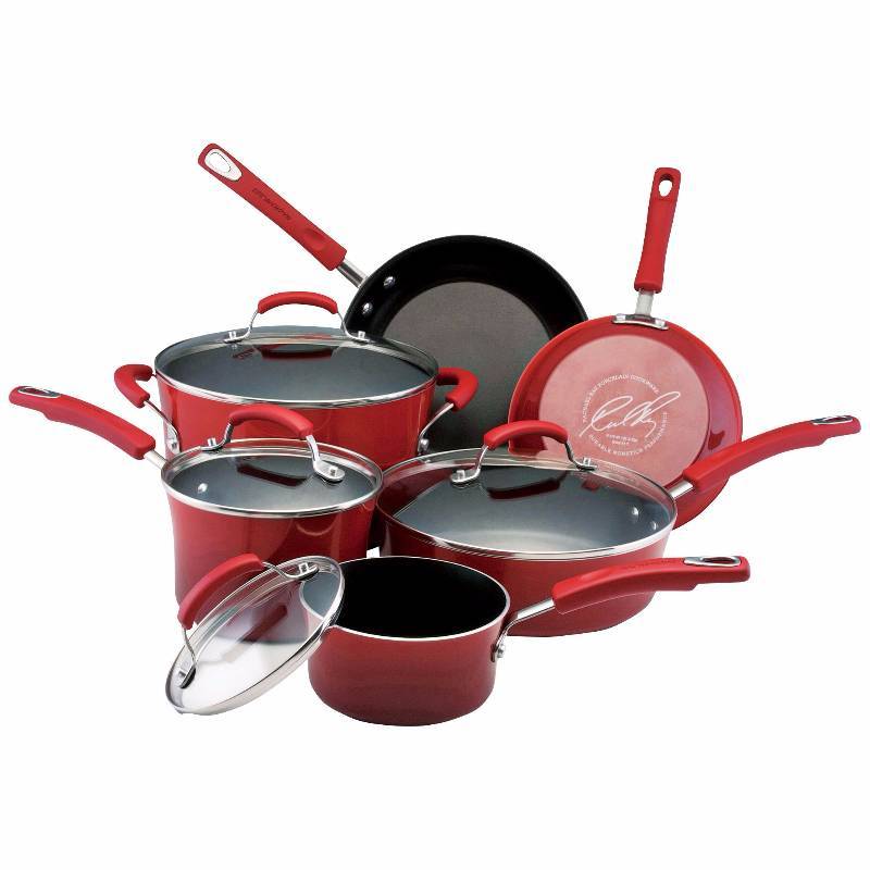 Rachel Ray Brights 10-pc. Nonstick Cookware