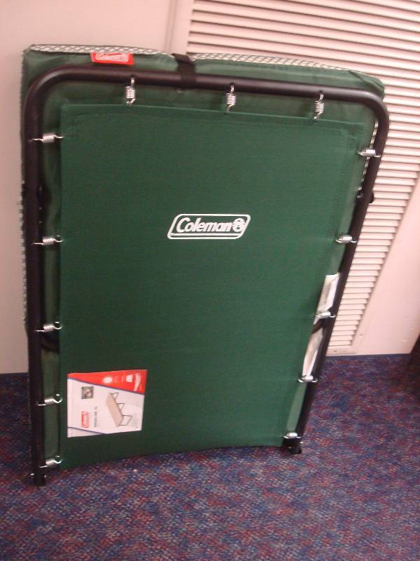 New Folding Coleman Cot