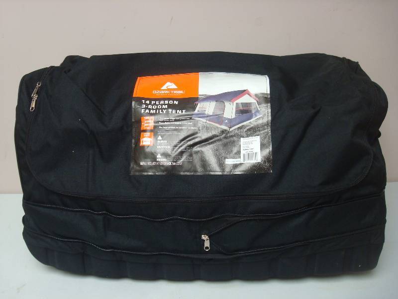 Ozark Trail 14 Person 3 Room Family Tent, Store Return, Unchecked