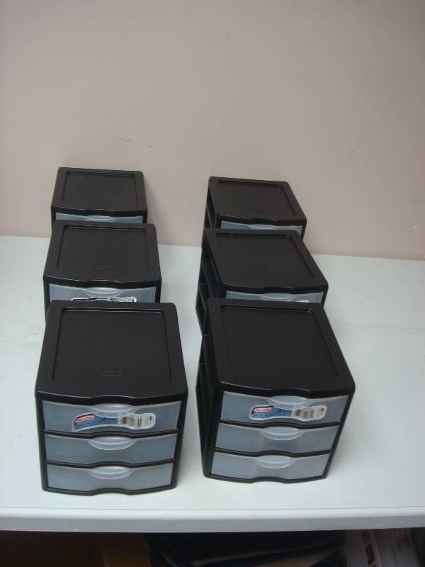 Lot Of New Small Sterlite Storage Drawer Bins