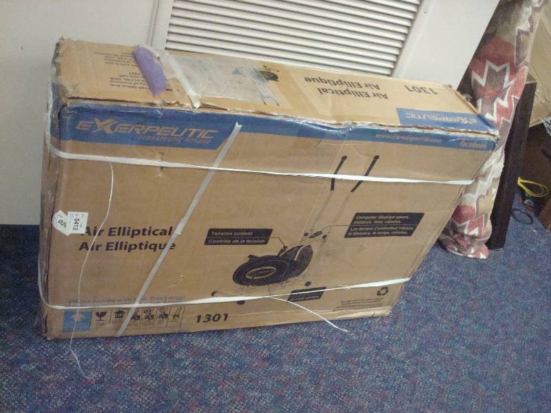 Exerpeutic Air Elliptical Exercise Machine, Store Return, Looks Unused