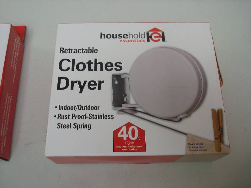 Pair Of Retractable Clothes Dryer