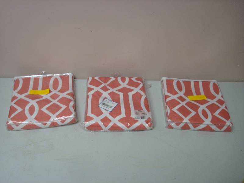 Three Better Homes Coral Ironwork Curtains, No Size, Store Return