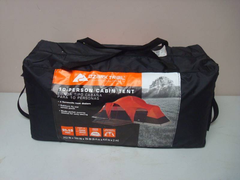 Ozark Trail 10 Person Cabin Tent, Looks Never Used