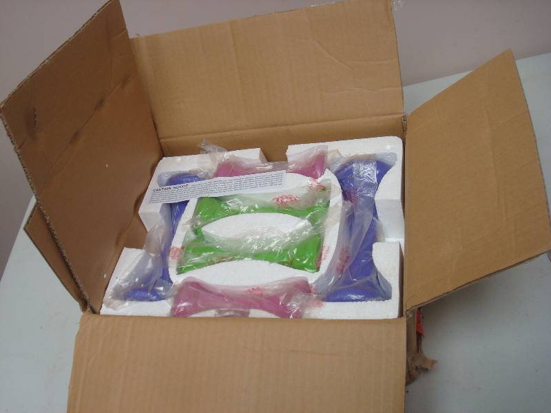 Hourglass Dumbbell Set, Unused
