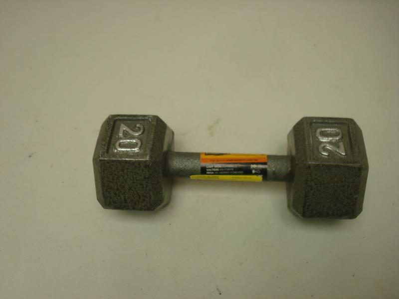 20 Pound Cast Iron Dumbell