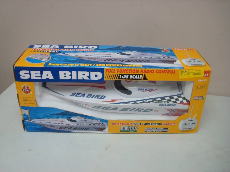 Sea Bird Remote Control Boat, Untested, Store Return