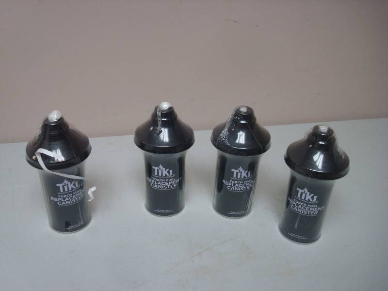 Lot Of Four New Replacement Tiki Fuel Torches, Empty