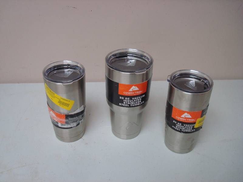 Lot Of Ozark Trail Insulated Steel Vacuum Tumblers