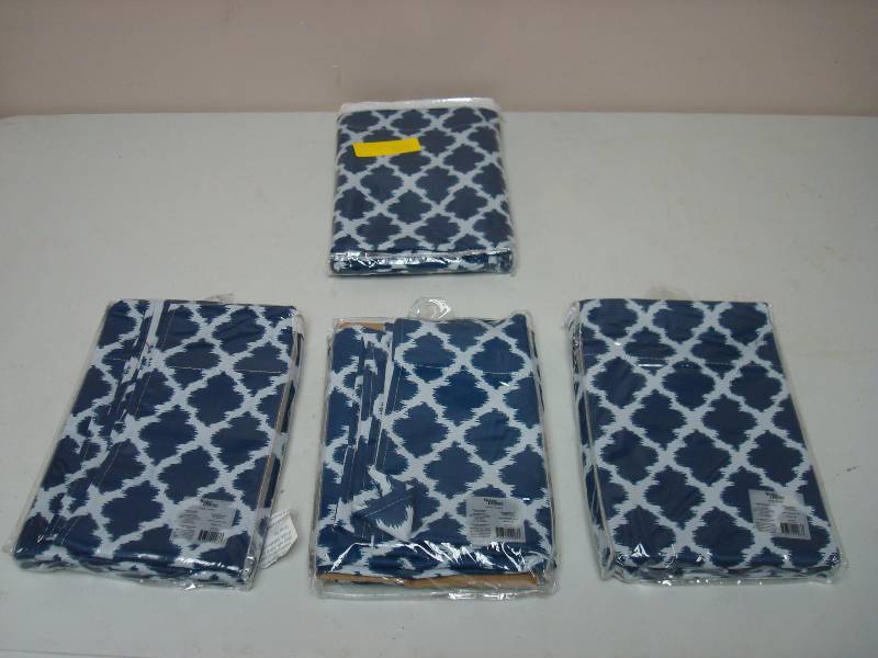 Lot Of Better Home Indigo Tangler Curtains, Unsure Of Size, Store Return