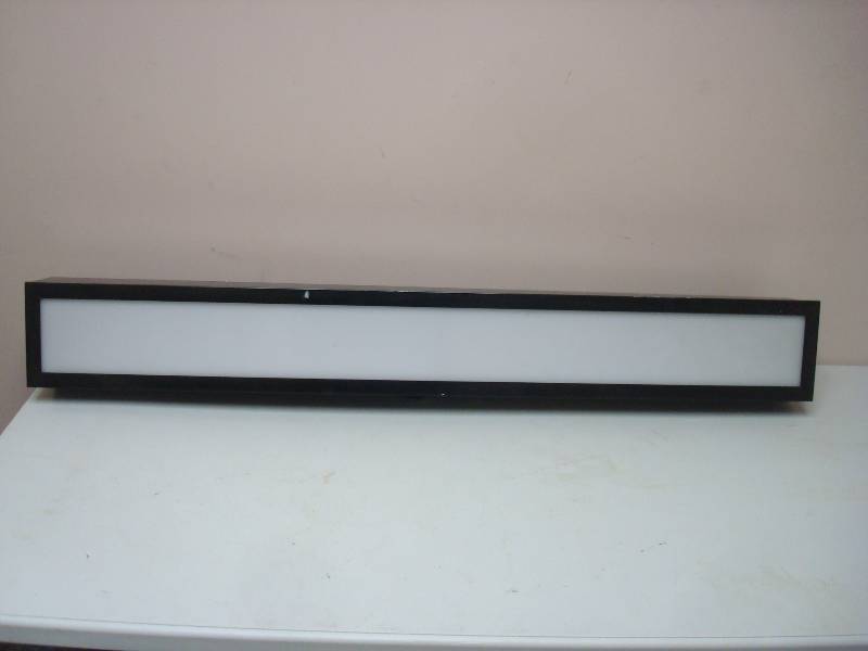 Fluorescent Light Sign Board, Used, Some Marks, Works Good, 51 Long